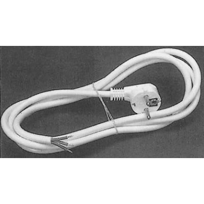 HUPPERTZ - Snoer H05VVF 3x1,5mm² met stekker E12 16A 1,5m wit