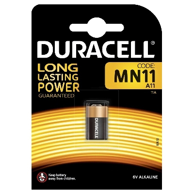 DURACELL - Pile Alkaline Security - 6V - MN11 / E11A - blister 1 pc.