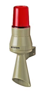 Werma - Claxon avec lampe rouge 230VAC