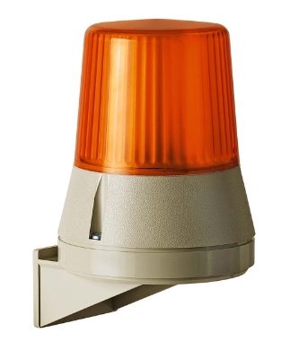 Werma - feu flash 24 VAC/DC orange-fix. Mur.-fréq. de flash: ca 1 Hz,IP54, 108x133 mm