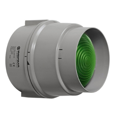 Werma - Lumière perm. 12-240VAC/DC, vert -douille : E27 max. 25W, IP 65, 150 x 147 mm