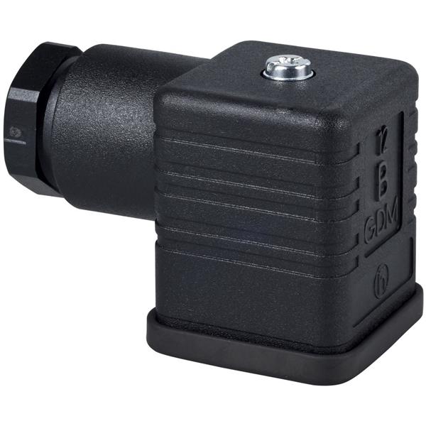TELEMECANIQUE - connecteur nu femelle, DIN 43650 A, 4 broches, angle droit - presse-étoupe Pg 1