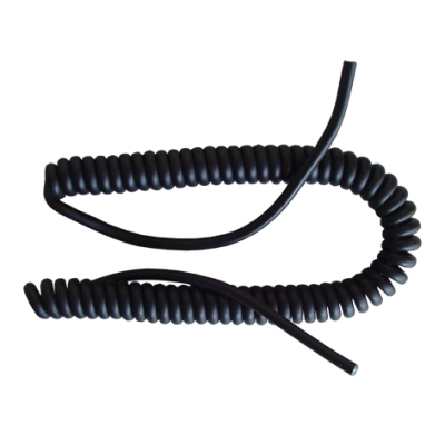 HUPPERTZ - Spiraalsnoer Flexicord PU 4,5m 5x1mm² zwart