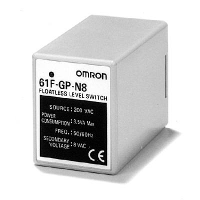 OMRON - Niveaureg., std., voedingseenheid+relaisuitgang, 230VAC, 0-4k ohm, 8-pins aansl