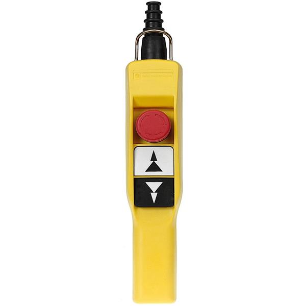 TELEMECANIQUE - hangende drukknopkast XAC-A pistol grip - 2 drukknoppen - 1 noodstop