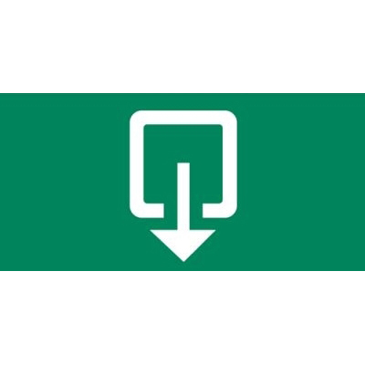Van Lien - Horizon pictogram wand uitgang