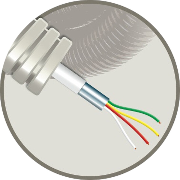 CABLEBEL - Elflex voorbedrade buis 16mm + alarmkabel AL 4X0,22mm²