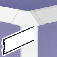 LEGRAND - Overlappend deksel voor DLP 3D kabelgoot 80 x 80 mm - wit