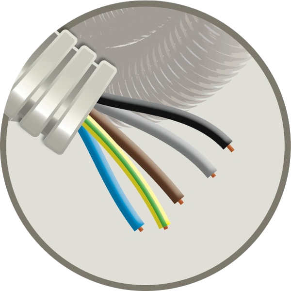 CABLEBEL - Elflex voorbedrade buis 20mm + installatie VOB 5G1,5mm²