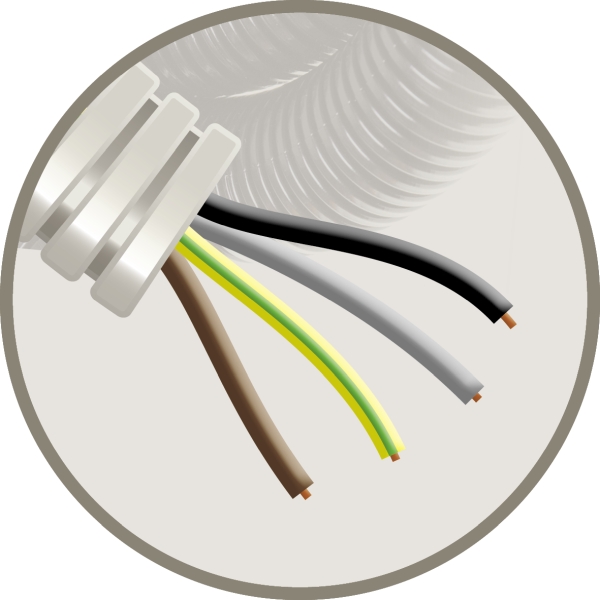 CABLEBEL - Elflex voorbedrade buis 20mm + installatie VOB 4G2,5mm²