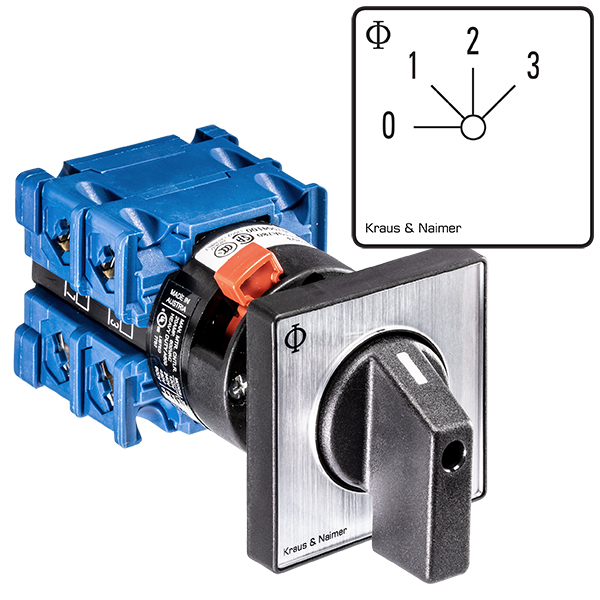 KRAUS & NAIMER - gradins 0-3 - 1P 20A Centrale IP66
