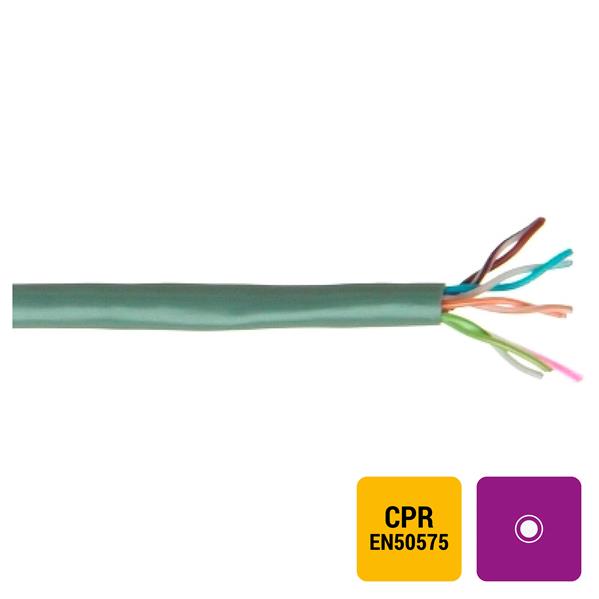 Data Kabels - Acolan datakabel U/UTP CAT5e 4p AWG24 PVC grijs RAL7000 bobijn 305m M4963 Eca