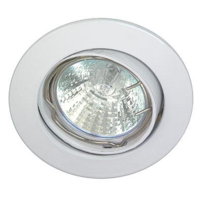 TECHNOLUX - Spot encastré réglable rond 12V 50W MR16 83mm blanc IP20 montage Ø68