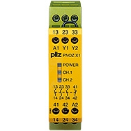 Pilz - Surveillance d'arrêts d'urgence PNOZ X1 24VDC/AC