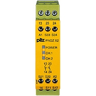 Pilz - Surveillance d'arrêts d'urgence PNOZ X2 24VDC/AC
