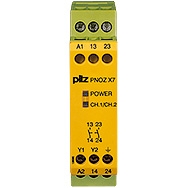Pilz - Surveillance d'arrêts d'urgence PNOZ X7 24VDC/AC
