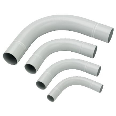 PIPELIFE - Coude PVC 16mm gris clair sans halogen