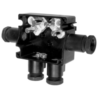 CEAG - eAZK961 - Vedeeldoos PA - 4 klemmen 4x4mm² - 4 PE M25 PA