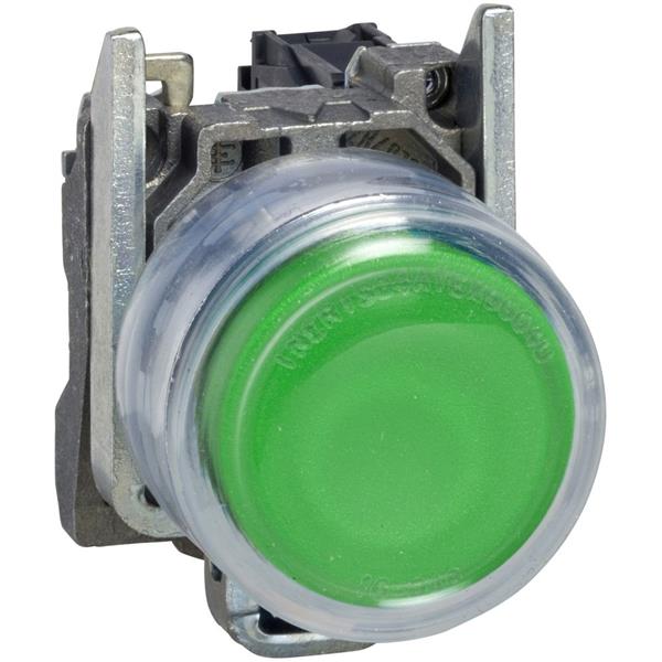 TELEMECANIQUE - Drukknop groen Ø22 - impulscontact - 1NO