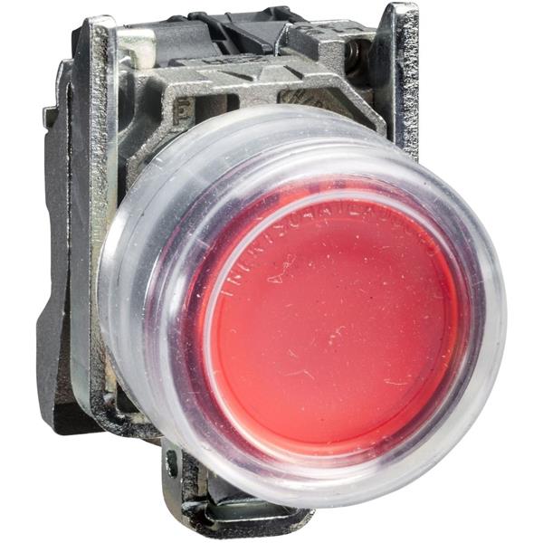 TELEMECANIQUE - Drukknop rood Ø22 - impulscontact - 1NC