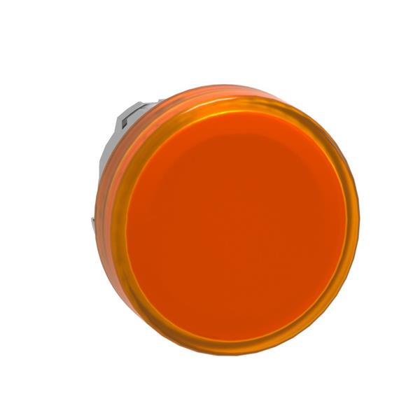 TELEMECANIQUE - Kop voor lampje - Ø22 - rond - glad kapje geel