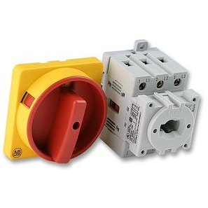 ALLEN BRADLEY - Commutateur (frontal), ON-OFF, 25 A, 3P, 90°, 0-1