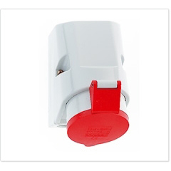 Bals - CEE prise apparente 3P+T 32A 400V IP44 connexion à vis base reversible 3 entr