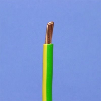 CABLEBEL - VOB H07V-U fil d'installation massif PVC vert/jaune 6mm²