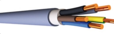 CABLEBEL - XVB installatiekabel XLPE/PVC 1kV F2 grijs 5G2,5mm²