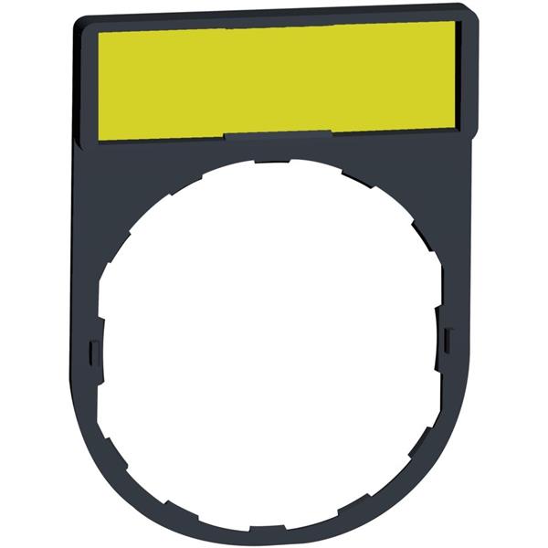 TELEMECANIQUE - etikethouder 30 x 40 mm standaard - Ø 22 - met etiket te graveren