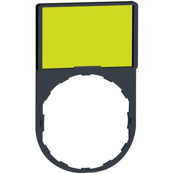 TELEMECANIQUE - etikethouder 30 x 50 mm standaard - Ø 22 - met blanco etiket
