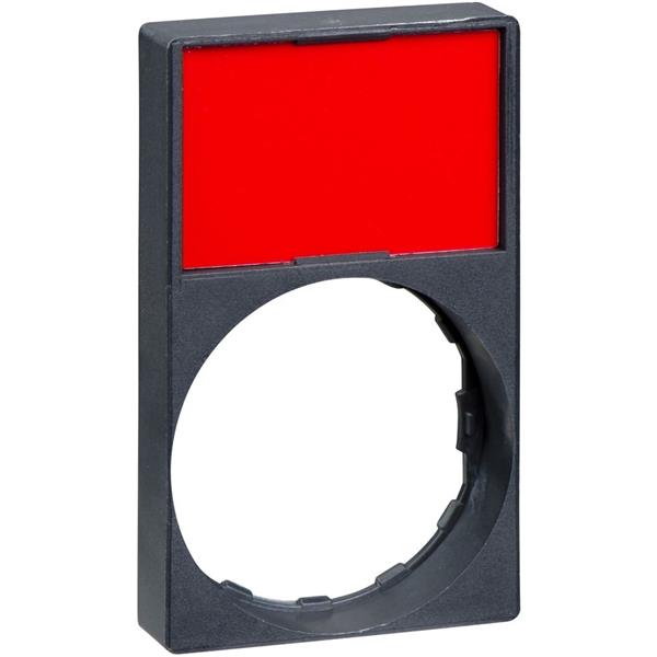 TELEMECANIQUE - porte étiquette 30 x 50 mm affleurant - Ø 22 - avec étiquette vierge