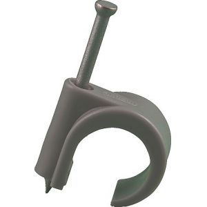 MEPAC - Spijkerclips grijs voor buis 16-19 mm