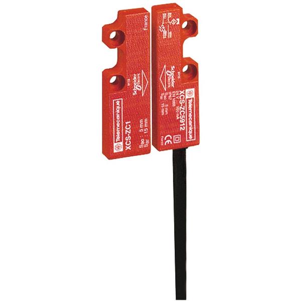 TELEMECANIQUE - Gecodeerde magnetische schakelaar rechthoekige 51x16x7 - 2NC - 2 m kabel
