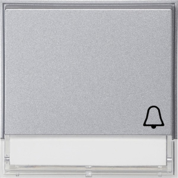 GIRA - Manette symbole sonnette TX_44 (IP 44) teinte alu