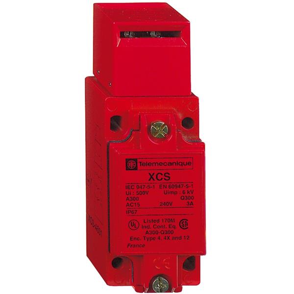 TELEMECANIQUE - Interrupteur de position de sécurité - XCS-A - clé-languette - 2O+1F