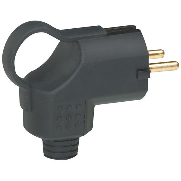 LEGRAND - Universele contactstop rubber 10/16A 250V IP40/7 zwart