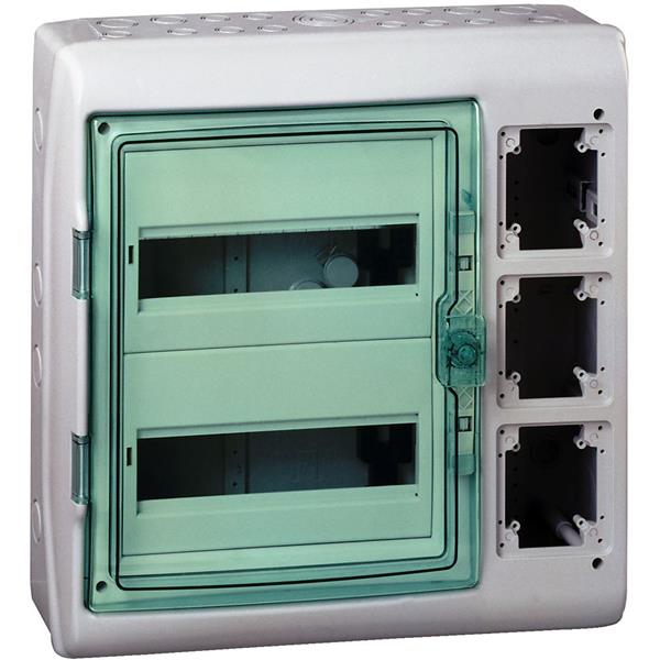 MERLIN GERIN - coffret Kaedra - polyvalent - 448 x 460 mm - 24 modules - 3 ouvertures
