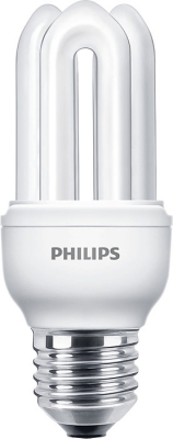 PHILIPS - GENIE 11W E27 230V warm wit 2700K 600lm CRI80 spaarlamp stick 10000u