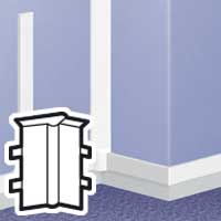 LEGRAND - Angle int. surplinthe 60x16 mm DLP - blanc RAL 9010