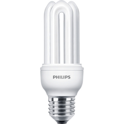 PHILIPS - GENIE 14W E27 230V warm wit 2700K 810lm CRI80 spaarlamp stick 10000u