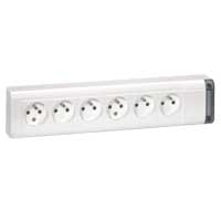 LEGRAND - Bloc multiprises stan 6x(2P+T) 10/16A 250V blanc sans cordon