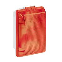 LEGRAND - WANDLICHT PLEXO IP55 GLOEIL. 75W -E27- VERSTR. ROOD