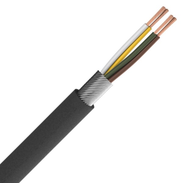 SPECIALE KABELS - Microfoon multi mantel PVC isolatie PVC globale afscherming CU vlecht 4x0,5mm²