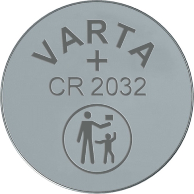 VARTA - ELECTRONICS knopcellen CR2032 Lithium 3volt 230mAh blister1