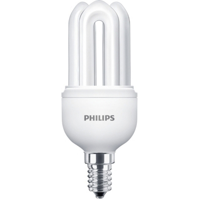 PHILIPS - GENIE 11W E14 230V blanc chaud 2700K 600lm CRI80 lampe écologique stick 10000h