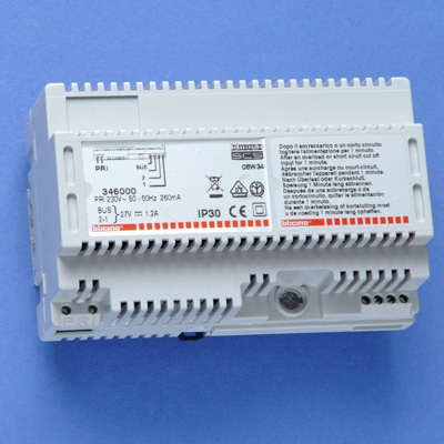 BTICINO - Alimentation distribution sonore My Home/Sprint/Linea 2000/Sfera - 2 fils 230V