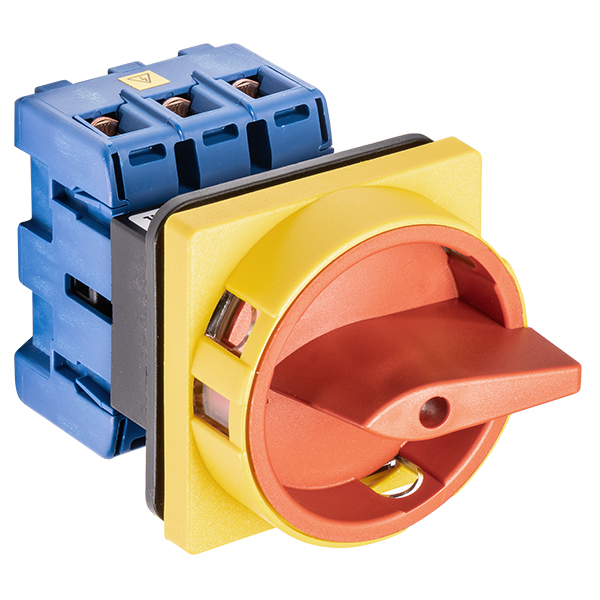 KRAUS & NAIMER - Ar. Urg. - 3P 0-1 25A Fix 4 vis IP66 Man.Cadenas