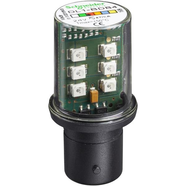 TELEMECANIQUE - signalisatielamp LED - rood - BA 15d - 24 V