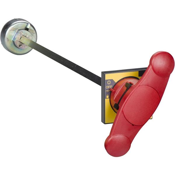 MERLIN GERIN - draaibediening frontaal INS 320..630 - rood handvat
